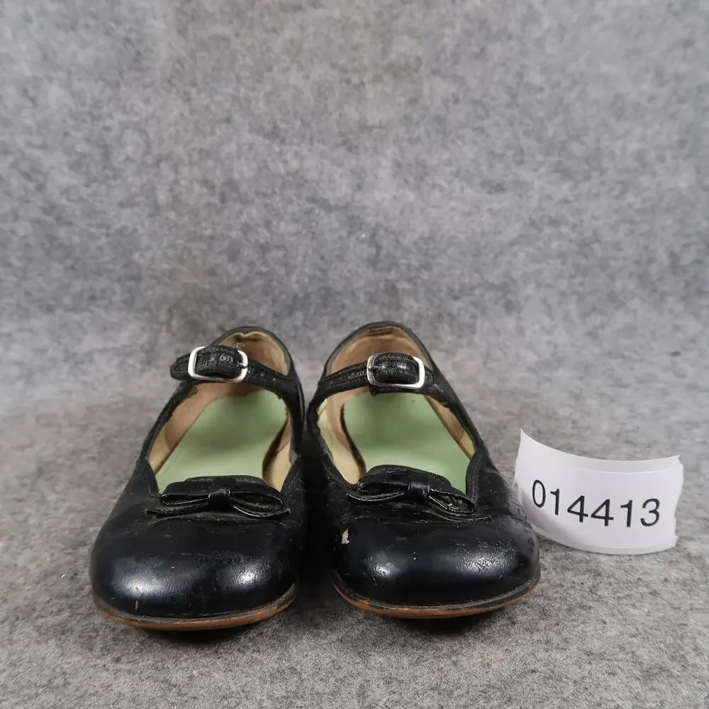 Dress Shoes Toddler Baby 4 Mary Jane Classic Black Buckle Strap Retro Girls Bow